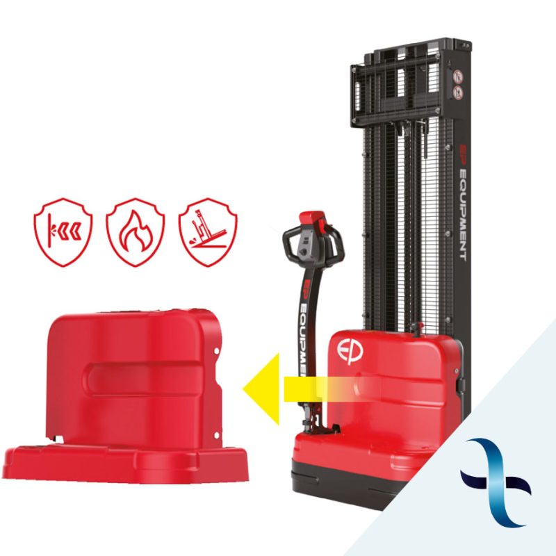 EST124 elektrische stapelaar, 1.200 kg, vanaf 3000 mm - Afbeelding 2